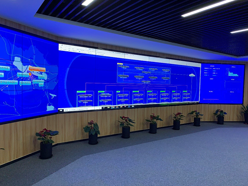 南京某量子通信技术有限公司55寸拼接屏组